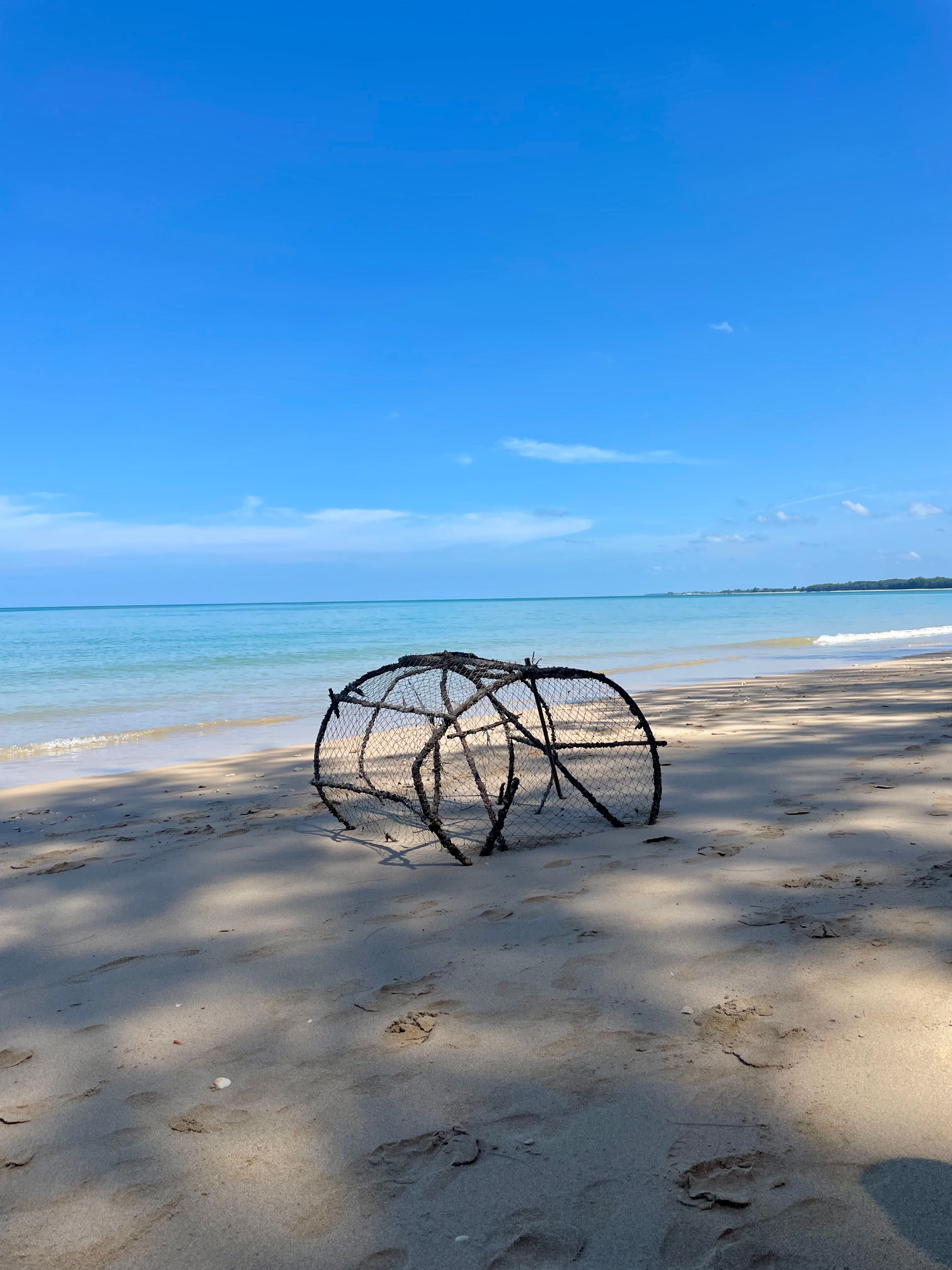 Fishing trap on Nai Yang beach