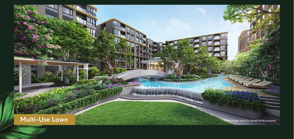 Phyll Phuket II lawn and pool