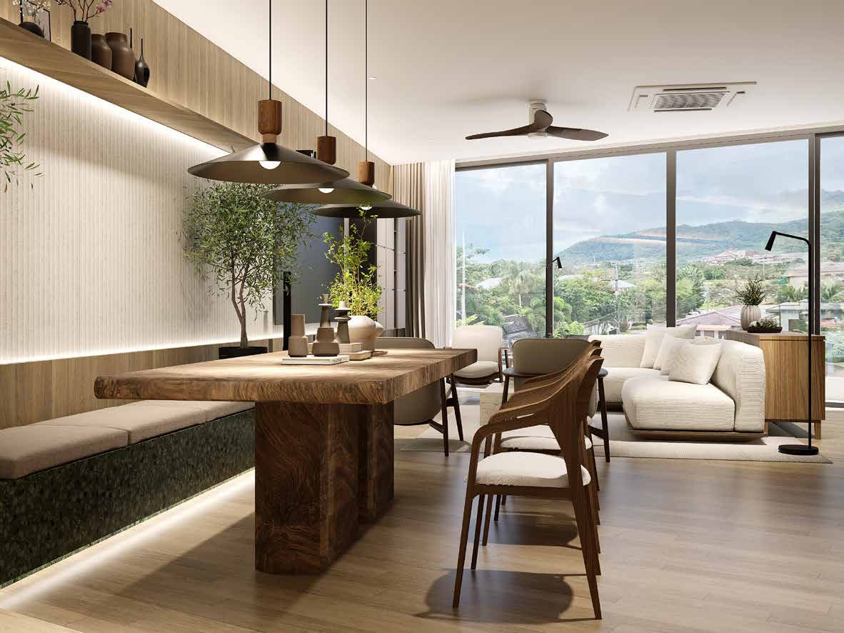 The Green Golf Residence living area